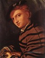 Jeune homme avec livre 1525 Renaissance Lorenzo Lotto